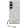„Guess 4G Classic Logo Charm MagSafe“ dėklas, skirtas „Samsung Galaxy S26“, rožinis