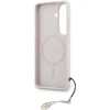 Dėklas Guess 4G Classic Logo Charm MagSafe skirtas Samsung Galaxy S26 pink