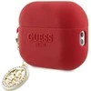 „Guess“ 3D guminis 4G deimantinis pakabukas – „AirPods Pro 2“ dėklas (Raudona)