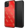 Guess dėklas, skirtas skirtas iPhone 11 Pro Max GUHCN654GGPRE raudonas kietas dėklas, skirtas 4G Double Layer Glitter
