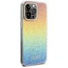 Guess GUHCP13LHDECMI Apple iPhone 13 Pro / 13 kietas dėklas IML Faceted Mirror Disco Iridescent