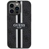 Dėklas GUESS GUHMP13LP4RPSK IPHONE 13 PRO / 13 6.1 "Juodas / Juodas HARDCASE 4G PRINTED STRIPES MAGSAFE