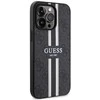 Dėklas GUESS GUHMP13LP4RPSK IPHONE 13 PRO / 13 6.1 "Juodas / Juodas HARDCASE 4G PRINTED STRIPES MAGSAFE