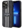 Dėklas GUESS GUHMP13LP4RPSK IPHONE 13 PRO / 13 6.1 "Juodas / Juodas HARDCASE 4G PRINTED STRIPES MAGSAFE