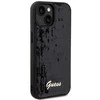 Apple iPhone 13 / 14 / 15 Guess dėklas Sequin Script Metal (GUHCP14SPSFDGSK) juodos spalvos