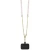 Guess GUHCP14LP4TDSCPP Apple iPhone 14 Pro 6.1″ rožinės spalvos kietas dėklas Crossbody 4G Metal Logo