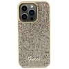 Guess GUHCP14LPMSDGSD Apple iPhone 14 Pro 6.1″ auksinis kietas dėklas Disco Metal Script