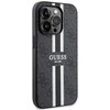 Guess GUHMP14LP4RPSK Apple iPhone 14 Pro 6.1″ juodos spalvos kietas dėklas 4G Printed Stripes MagSafe