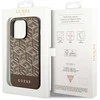 GUESS GUHMP14LHGCFSEW IPHONE 14 PRO 6.1 "RUDAS / RUDAS KIETAS DĖKLAS GCUBE STRIPES MAGSAFE