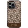 GUESS GUHMP14LHGCFSEW IPHONE 14 PRO 6.1 "RUDAS / RUDAS KIETAS DĖKLAS GCUBE STRIPES MAGSAFE