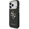 Dėklas GUESS case for IPHONE 18 Pro / 17 Pro GUE005483 (PU W/ Big 4G Classic Logo) juodas auksinis