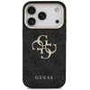 Dėklas GUESS case for IPHONE 18 Pro / 17 Pro GUE005483 (PU W/ Big 4G Classic Logo) juodas auksinis