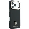 Dėklas Guess Saffiano Small 4G & Classic Logo MagSafe Case for iPhone 18 Pro / 17 Pro - Juodas
