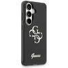 Guess IML 4G Script Metal Logo dėklas skirtas Samsung Galaxy 26 juodos spalvos