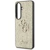 Dėklas Guess Fixed Glitter Big 4G Metal Logo Samsung Galaxy S26 auksinis