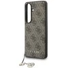 Dėklas Guess 4G Classic Logo Charm MagSafe Samsung Galaxy S26 rudos spalvos