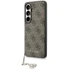 Guess 4G klasikinis „Logo Charm MagSafe“ dėklas, skirtas „Samsung Galaxy S26“, rudas