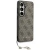 Guess 4G klasikinis „Logo Charm MagSafe“ dėklas, skirtas „Samsung Galaxy S26“, rudas