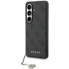 Guess 4G klasikinis „Logo Charm MagSafe“ dėklas, skirtas „Samsung Galaxy S26“, juodas