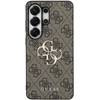 Guess PU 4G Metal Logo dėklas skirtas Samsung Galaxy S26 Ultra rudos spalvos