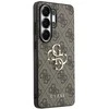 Guess PU 4G Metal Logo dėklas skirtas Samsung Galaxy S26 Ultra rudos spalvos