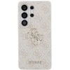 Guess PU 4G Metal Logo dėklas skirtas Samsung Galaxy S26 Ultra rožinės spalvos