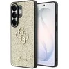 „Dėklas Guess“ fiksuotas blizgus didelis metalinis 4G logotipas, skirtas „Samsung Galaxy S26 Ultra“ – zlotų