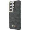 Guess PU 4G Script Metal Logo Magnetic dėklas skirtas Samsung Galaxy S26 Ultra juodos spalvos