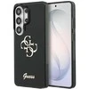 Guess IML 4G Script Metal Logo dėklas skirtas Samsung Galaxy 26 Ultra juodos spalvos