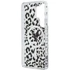 Dėklas Guess IML Leopard Print Triangle MagSafe Samsung Galaxy S26 Ultra juodos spalvos