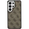 Guess PU Leather 4G Gold Frame Magnetic dėklas skirtas Samsung Galaxy S26 Ultra rudos spalvos
