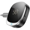 Adapteris AUX „Bluetooth“ lizdas 3,5 mm Hoco su ekranu E80 juodas