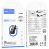 Adapteris OTG 2in1 Lightning / USB C to USB A Hoco UA36E juodas