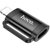 Adapteris OTG Lightning į USB C Hoco 2A UA31B juodas