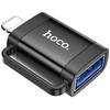Adapteris OTG Lightning to USB A Hoco UA31A juodas
