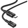 Adapteris OTG USB C to USB C Hoco 3A 1,2 m U107 juodas
