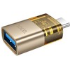 Adapteris OTG USB C to USB A Hoco UA36B auksinis