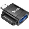Adapteris OTG USB C to USB A Hoco 3A UA31C juodas