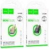 Adapteris OTG USB C to USB A Hoco UA36B transparent juodas