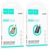 Adapteris USB C to Lightning Hoco UA36D transparent juodas