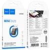 Adapteris USB A to USB C Hoco UA36C transparent juodas