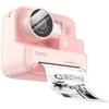 Skaitmeninė vaikų kamera su spausdintuvu Hoco 1MP 2,0" HD Ready DV200 rožinė