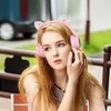 Ausinės bluetooth HOCO W27 Cat Ears rožinės spalvos