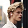 EOL HOCO belaidės ausinės bluetooth TWS EQ13 milky baltas