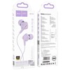 HOCO wire ausinės Lightning su mikrofonu M113 violetinė