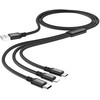 Phone Accessories HOCO USB 3in1 kabelis skirtas iPhone Lightning + Micro + Type C X14 TIMES
