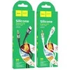 Kabelis AUX Jack 3,5 mm - Lightning Hoco 1 m UPA22 baltas