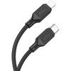 Cable USB C to Lightning Hoco PD 20W 1 m X90 juodas