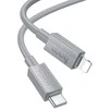 USB C - Lightning kabelis Hoco PD 27W 1 m X107 pilka