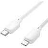 USB C - Lightning kabelis Hoco PD 27W 1 m X113 baltas